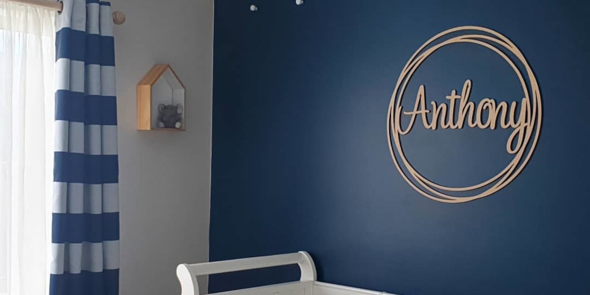 Hoop Kids Name Wall Decor