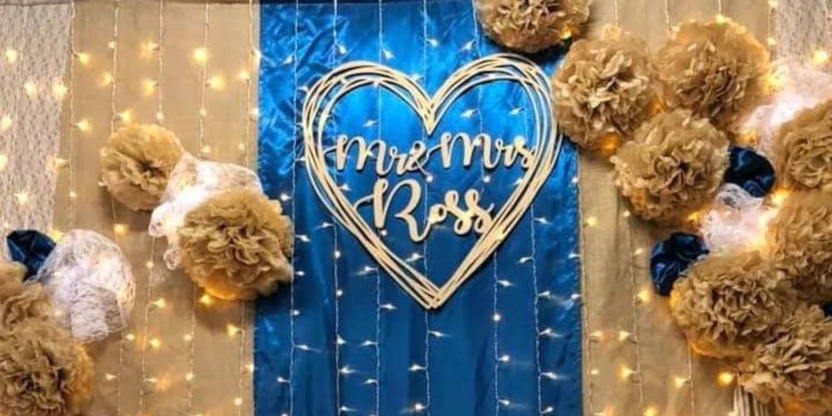 Mr & Mrs Hoop Vine Heart